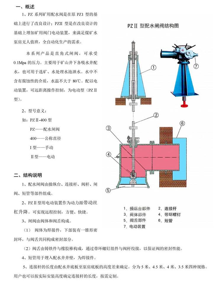 配水閘閥 電動(dòng)配水閘閥